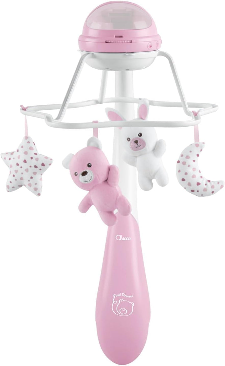 CHICCO First Dreams Rainbow Musical Karussell, 3in1 Neugeborenen Karussell mit beruhigenden Melodien