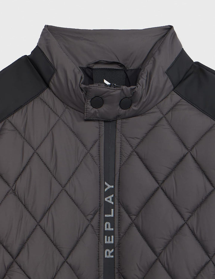 REPLAY Herren Jacke, L 291 Titanium