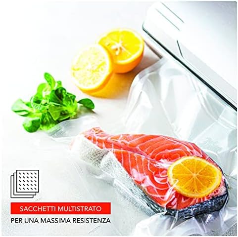 Sofidream Vakuumbeutel für Lebensmittel – 100 geprägte Umschläge x Sous Vide, Rezeptbuch eBook und P