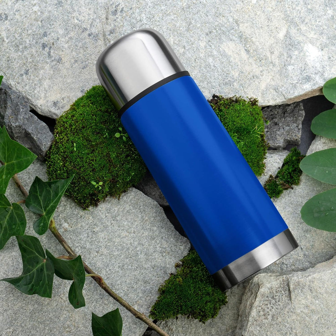 GRÄWE Thermosflasche 350 ml, Edelstahl Trinkflasche, Thermoskanne, Isolierflasche für unterwegs mit
