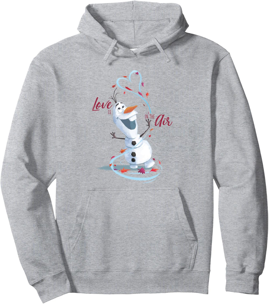 Disney Frozen Valentine's Day Love Is In The Air With Olaf Pullover Hoodie