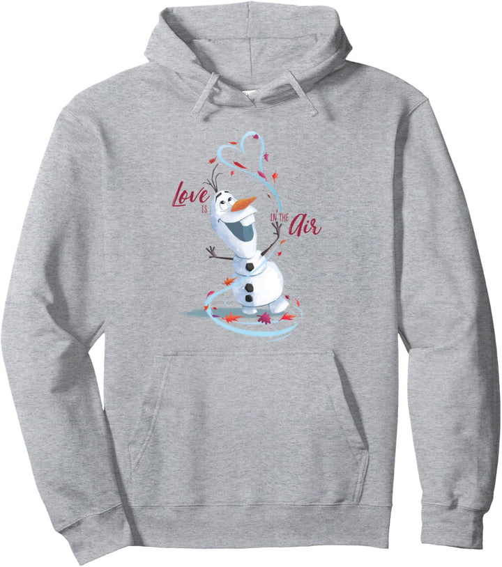 Disney Frozen Valentine's Day Love Is In The Air With Olaf Pullover Hoodie