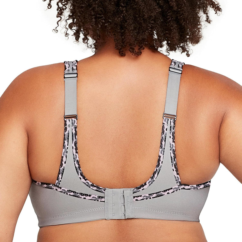 Glamorise Damen Bustier BH mit Perfektem Halt Sports Bra 75C Grau, 75C Grau