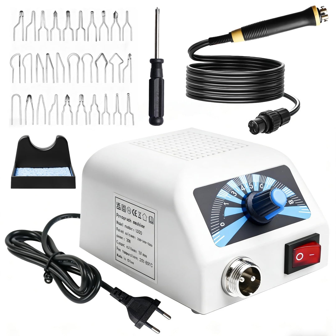 Brandmalstation, Brandmalerei Set mit 30 Drahtspitzen, Brandmalerei-Maschine, abnehmbarer Holzverbre