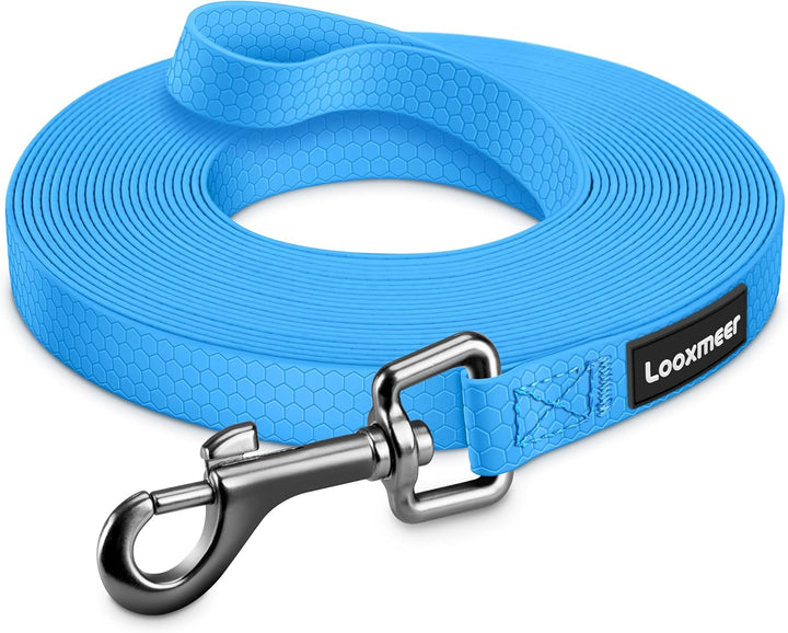 Looxmeer Schleppleine für Hunde, 3m /5m /7m /10m /15m /20m /25m /30m Robuste Trainingsleine mit Aufb