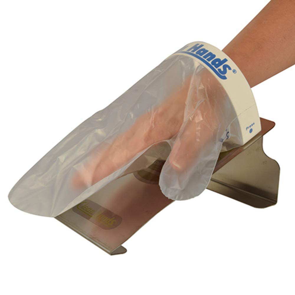 PAPSTAR 1 Clean Hands Base Kit Edelstahl 11,5 cm x 12,7 cm x 22 cm Silber
