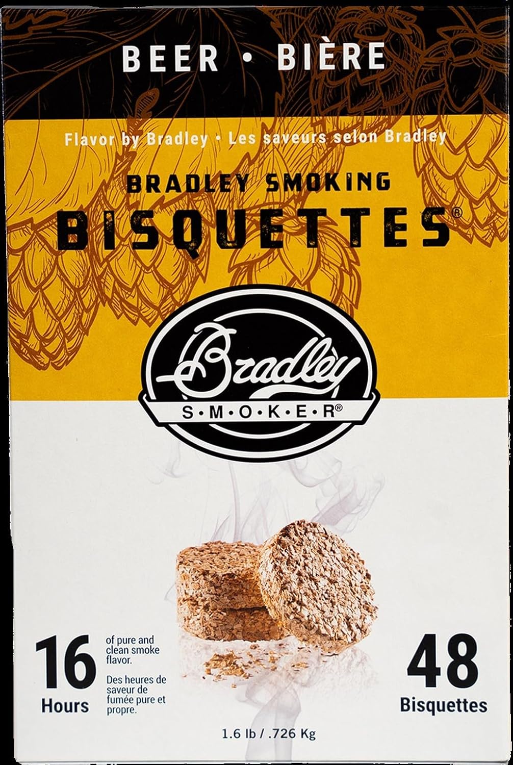 Bradley Smoker Bier Geschmack bisquette (48 Stück) Einheitsgrösse 4015282-SSI, Einheitsgröß