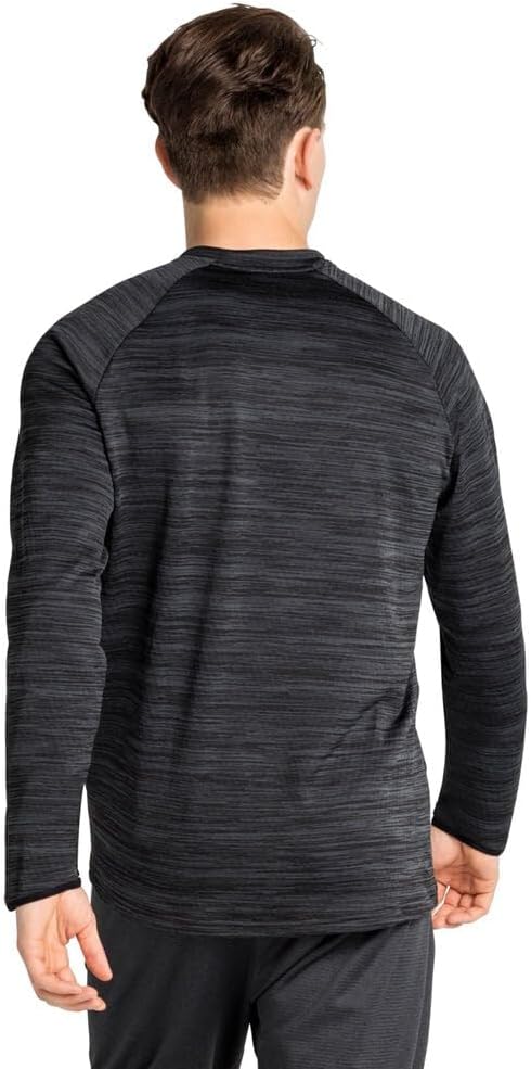 Odlo Herren Run Easy Warm_313612 Sweater (1er Pack) XL Black Melange, XL Black Melange