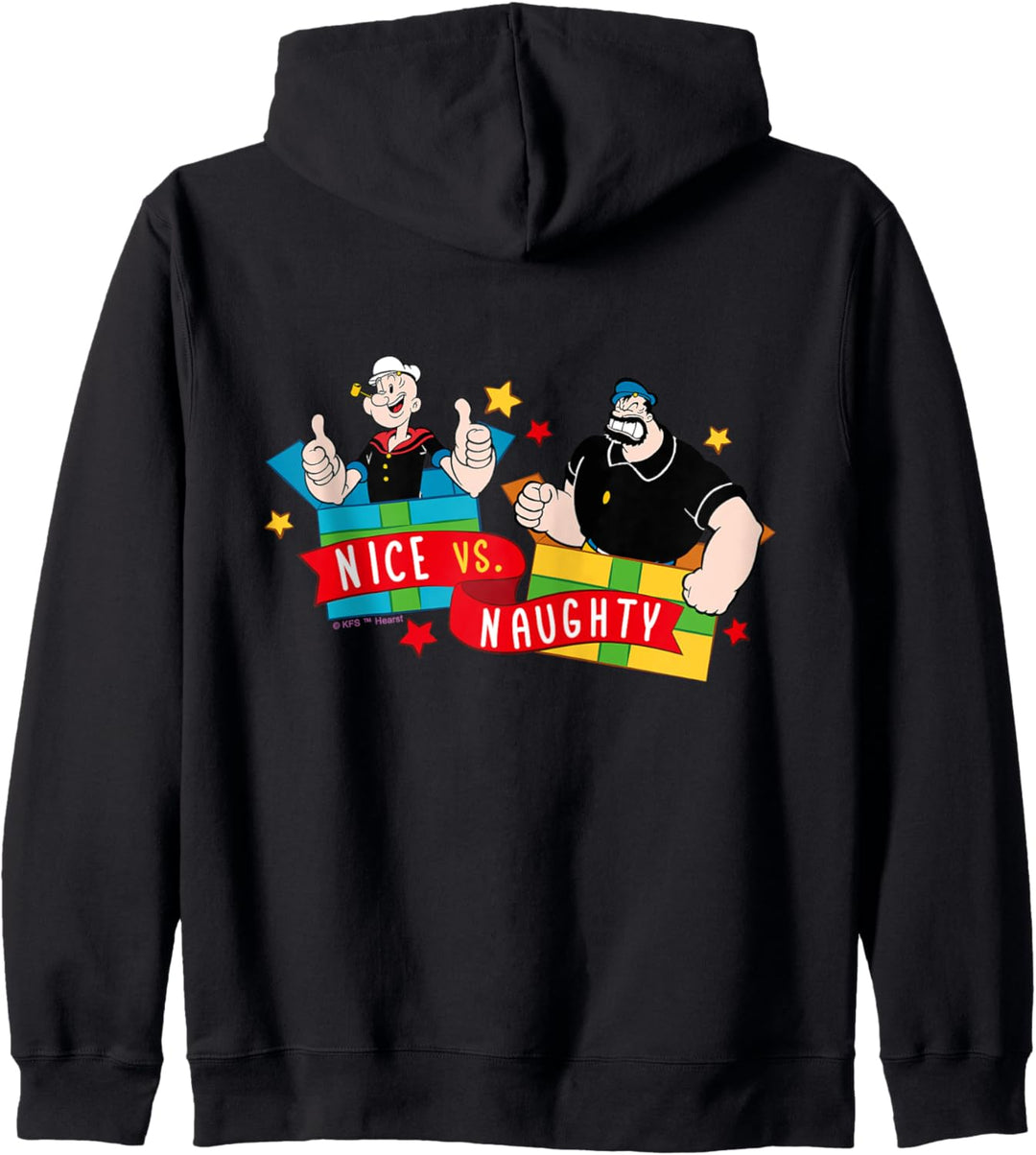 Popeye „NETT VS. NAUGHTY“ Weihnachtskollektion Kapuzenjacke