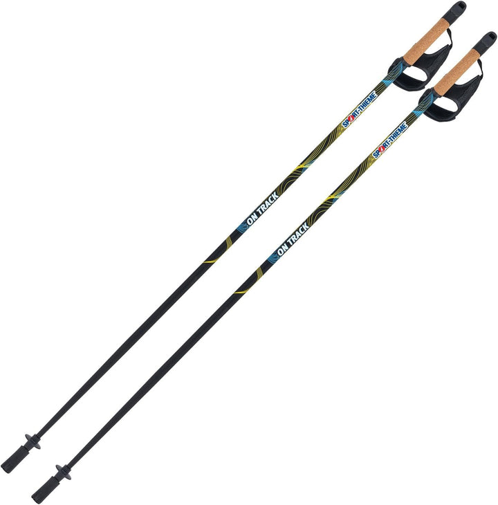 Sport-Thieme Nordic Walking Stöcke | Fixe Stocklänge | Aluminium | Korkgriff | Herausnehmbare Handsc
