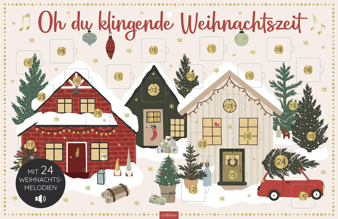 Oh du klingende Weihnachtszeit: Mit 24 Weihnachtsmelodien | Sound-Adventskalender mit 24 Weihnachtsl