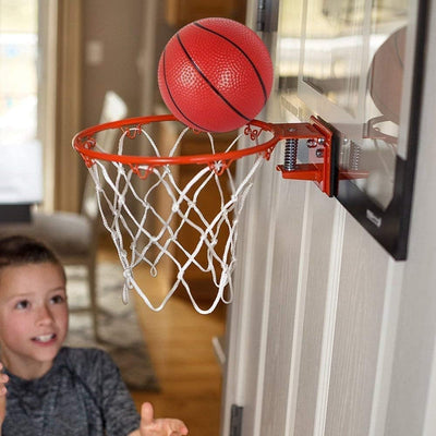 Anzmtosn Mini Indoor Basketball Reifen für Kinder, Kleiner Indoor Basketball Reifen für Tür Metallra