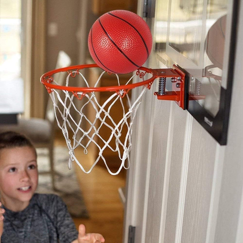 Anzmtosn Mini Indoor Basketball Reifen für Kinder, Kleiner Indoor Basketball Reifen für Tür Metallra