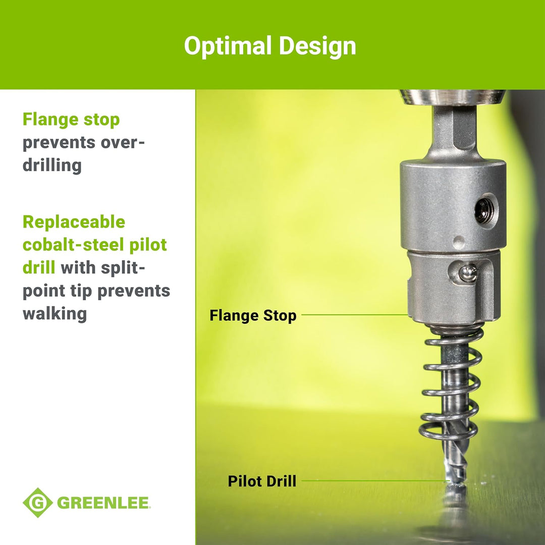 Greenlee - Hartmetall, Schnellwechsel, 6 Stück, Lochherstellung (660). 7-Piece, 7-Piece