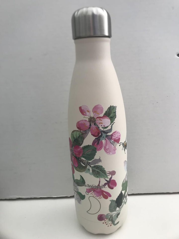 Chilly's Trinkflasche Künstlerreihe aus pulverbeschichtetem Edelstahl, in der Farbe: City Larks, Fas