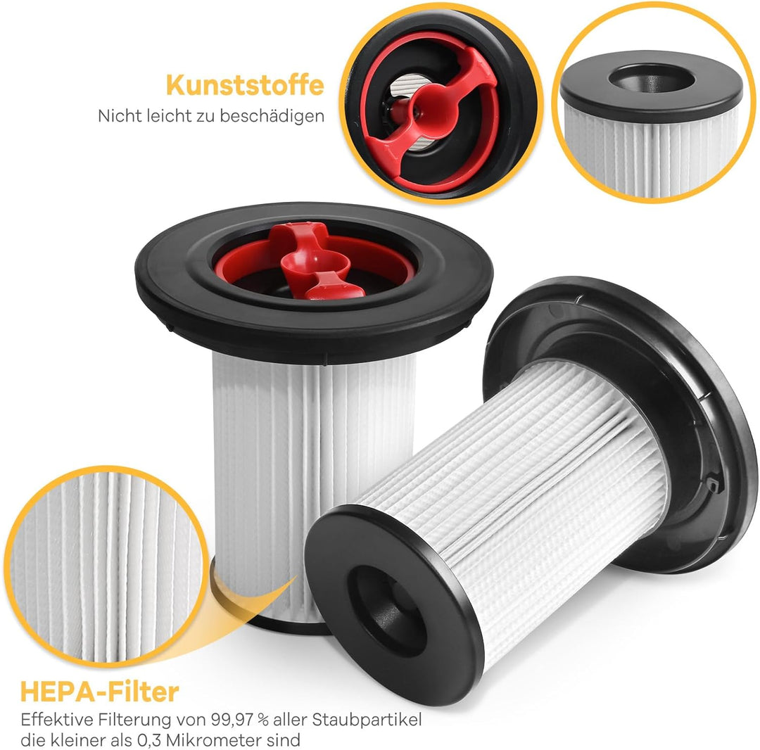 4 Stück Ersatzfilter für Bosch Unlimited Gen2 Serie 8 Staubsauger，kompatibel mit Bosch 12036642 1202