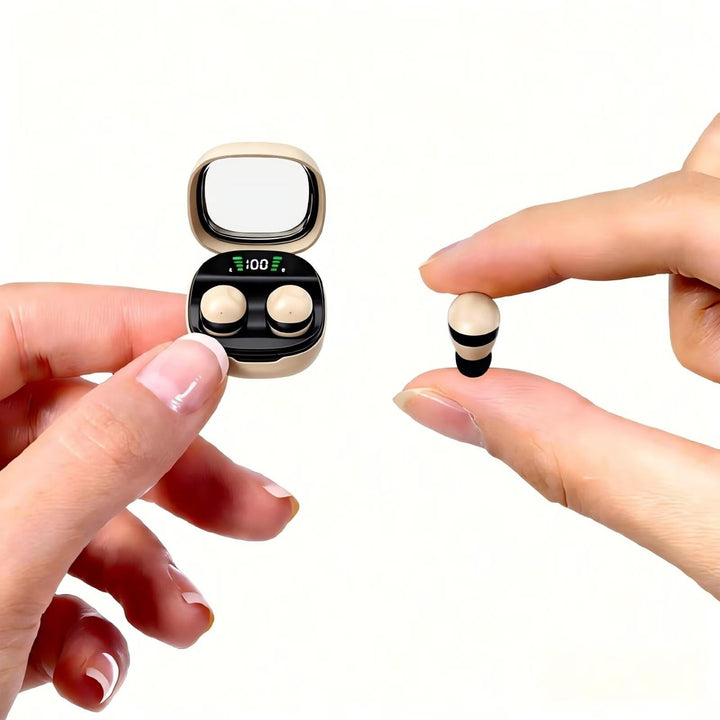 Unsichtbare Kopfhörer Mini in Ear Kopfhörer Bluetooth Schlafkopfhörer Seitenschläfer Schlaf Kopfhöre