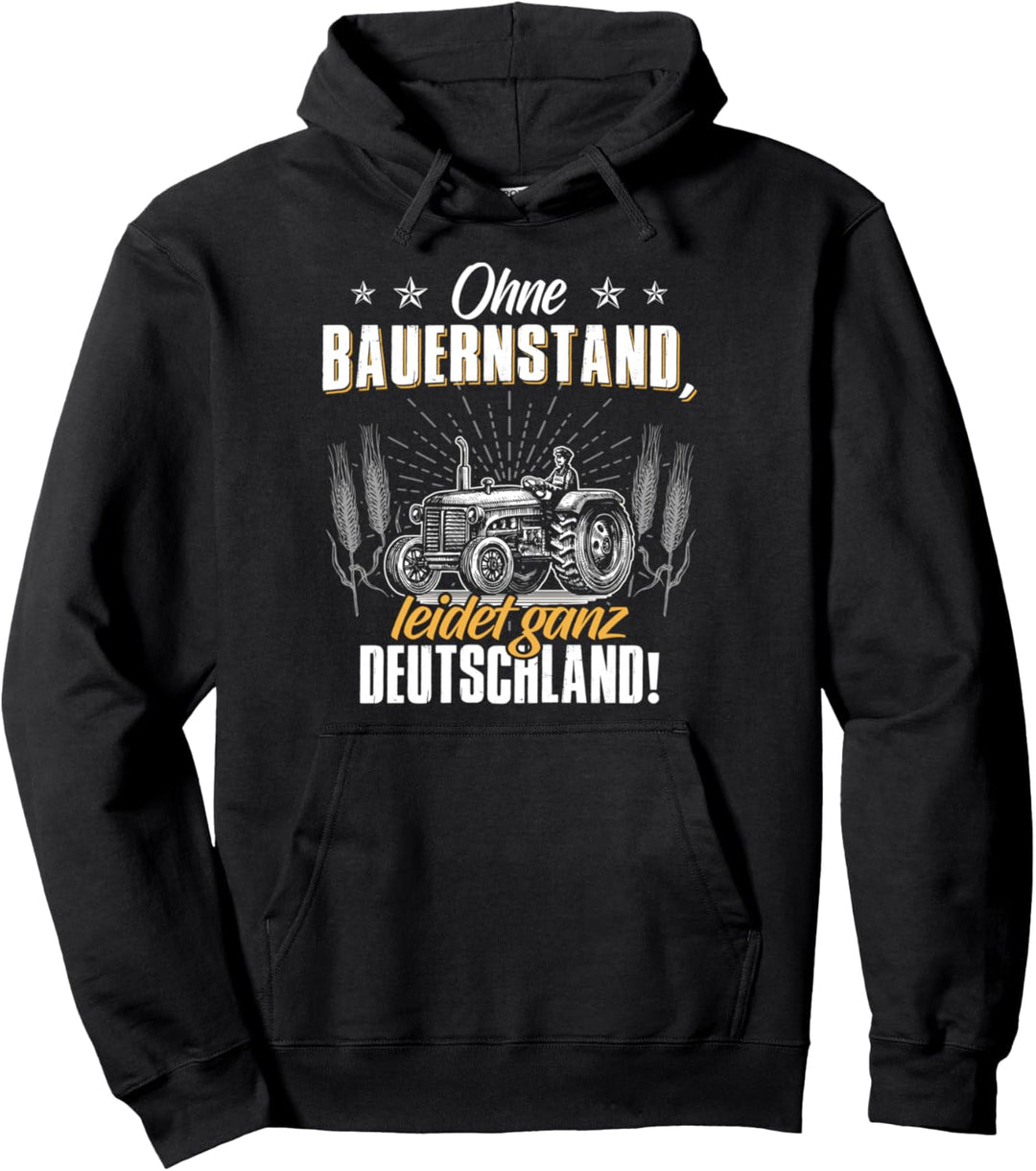 Traktor Landwirt Geschenk Motiv mit Spruch Bauer Agrarstarz Pullover Hoodie
