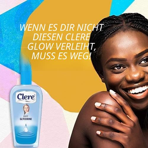 Clere BP Pure Glycerin for Versatile Skin Care, Softening and Moisturizing (Pack of 2, 200ml) Unparf