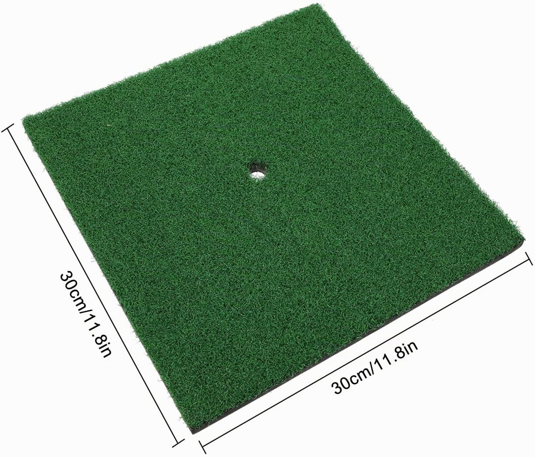 30 x 30cm Golf Übungsmatte, Tragbare Golf Abschlagmatte, Übung Golf Matte, das Chipping Putting Trai