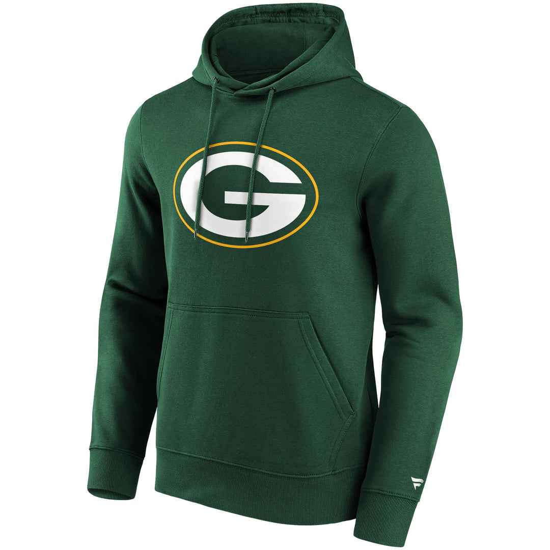Fanatics Green Bay Packers Mid Essentials Crest Kapuzenpullover Herren S Dark Green, S Dark Green