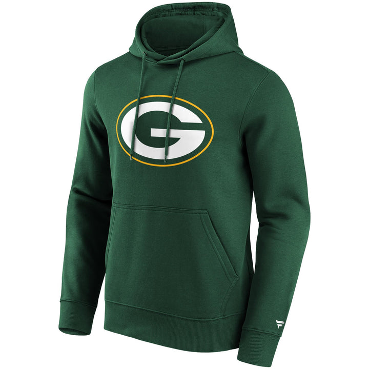 Fanatics Green Bay Packers Mid Essentials Crest Kapuzenpullover Herren S Dark Green, S Dark Green