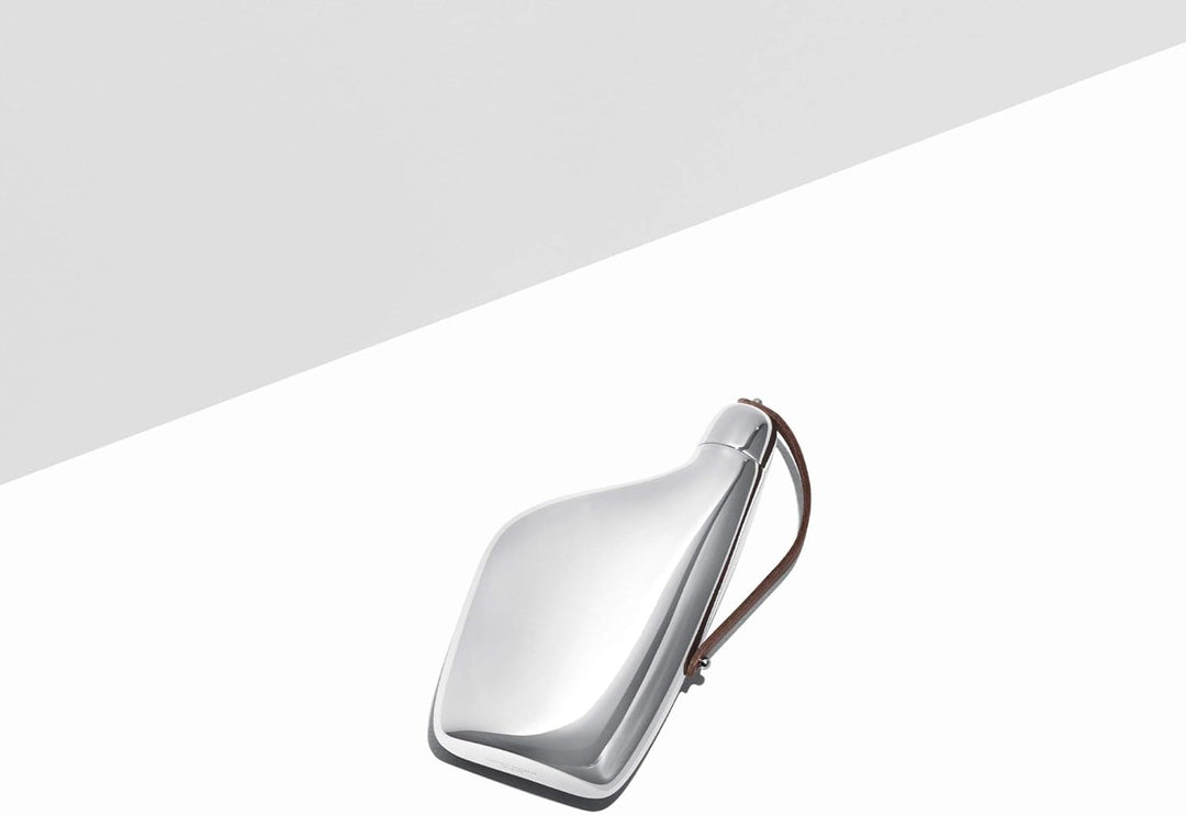 Georg Jensen Sky Flachmann aus Edelstahl hochglanzpoliert 0,15 Liter