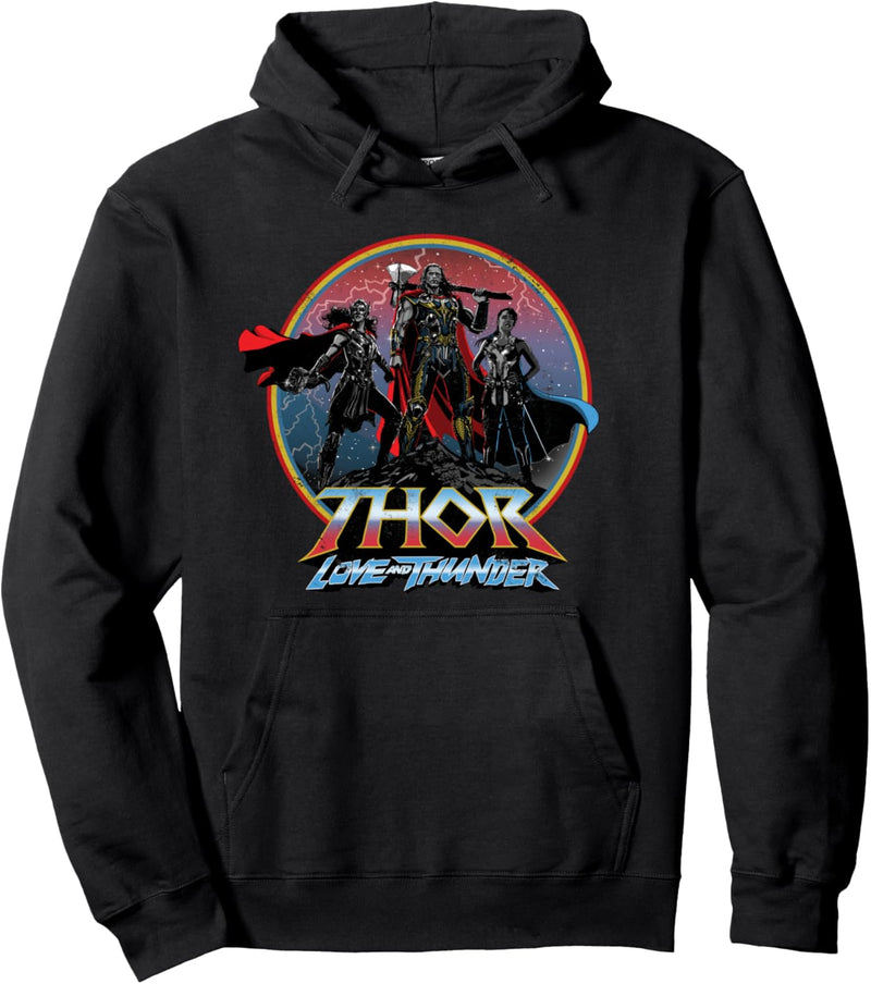 Marvel Thor: Love and Thunder Thor Valkyrie and Jane Pullover Hoodie