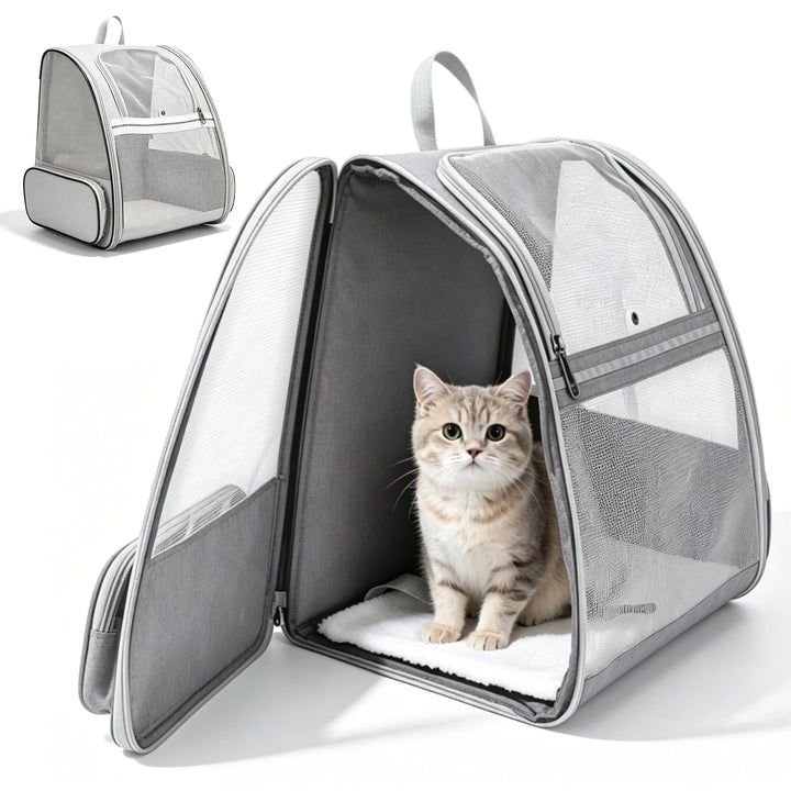 HundeRucksack und KatzenRucksack, Katzen Rucksack Tragetasche für Katzen, Hundetransportbox, Transpo