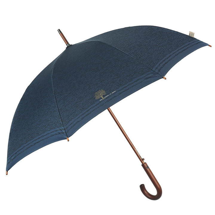 PERLETTI GREEN Regenschirm Gross Ökologisch Damen - Regen Stockschirm Automatik Eco Naturverbunden U