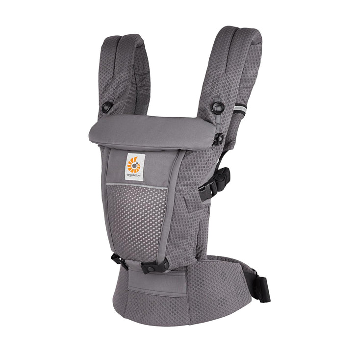 Ergobaby Adapt Babytrage für Neugeborene ab Geburt, 3-Positionen SoftFlex Mesh Ergonomische Babybauc