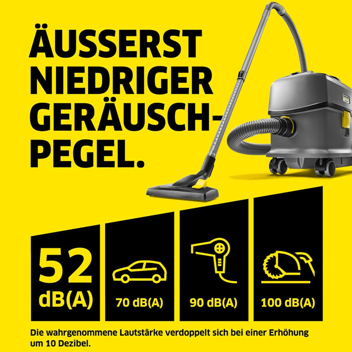 Kärcher Trockensauger T 15/1 ADV HEPA, für Textil- und Hartböden, 15-l-Behälter, Leistung: 585 W, Sc