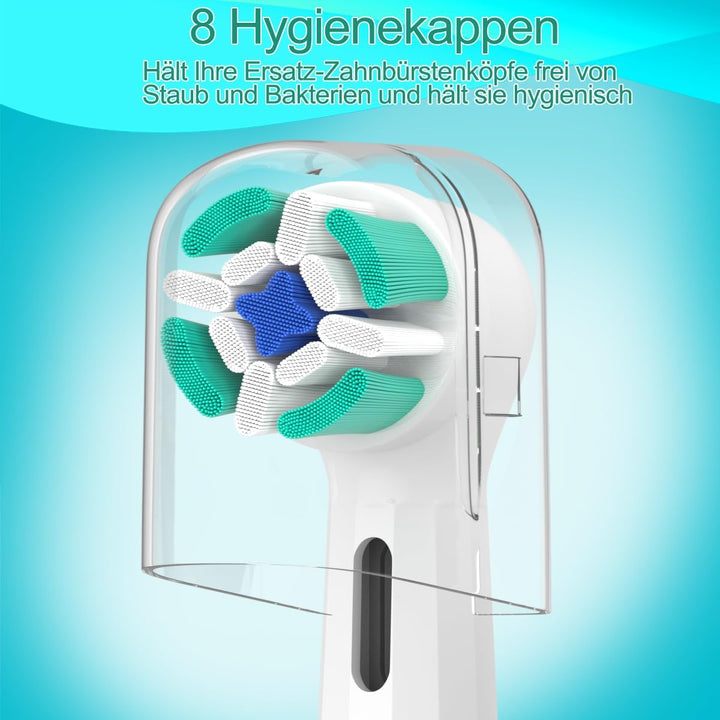 8er IO Sanfte Reinigung Aufsteckbürsten Kompatibel mit Oral B iO Elektrischen Zahnbürstea, Sensitiv