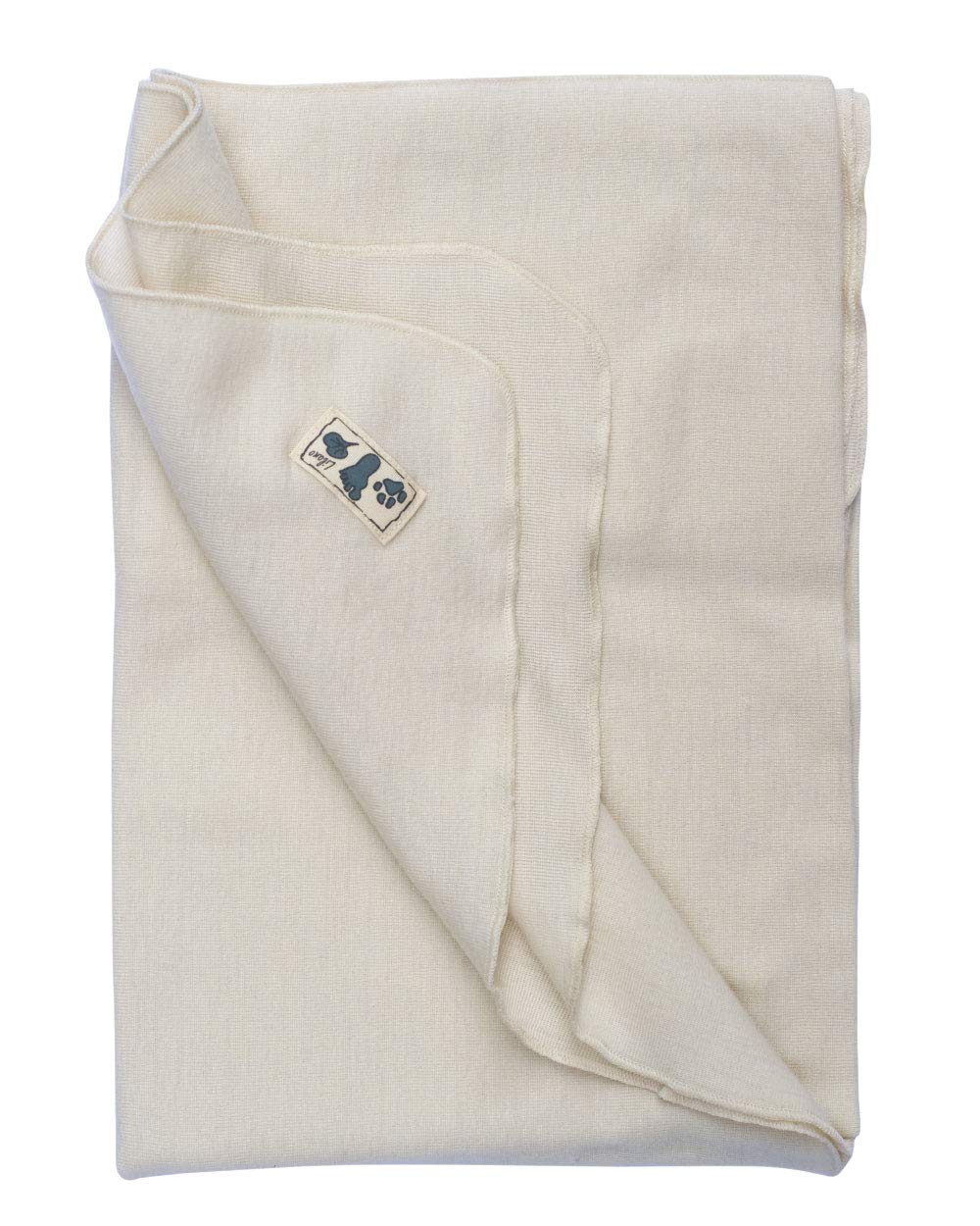 Lilano, Leichte Merino/Seide Babydecke, 70% Wolle (KBA), 30% Seide, 200Gr./m² (Natur), Natur