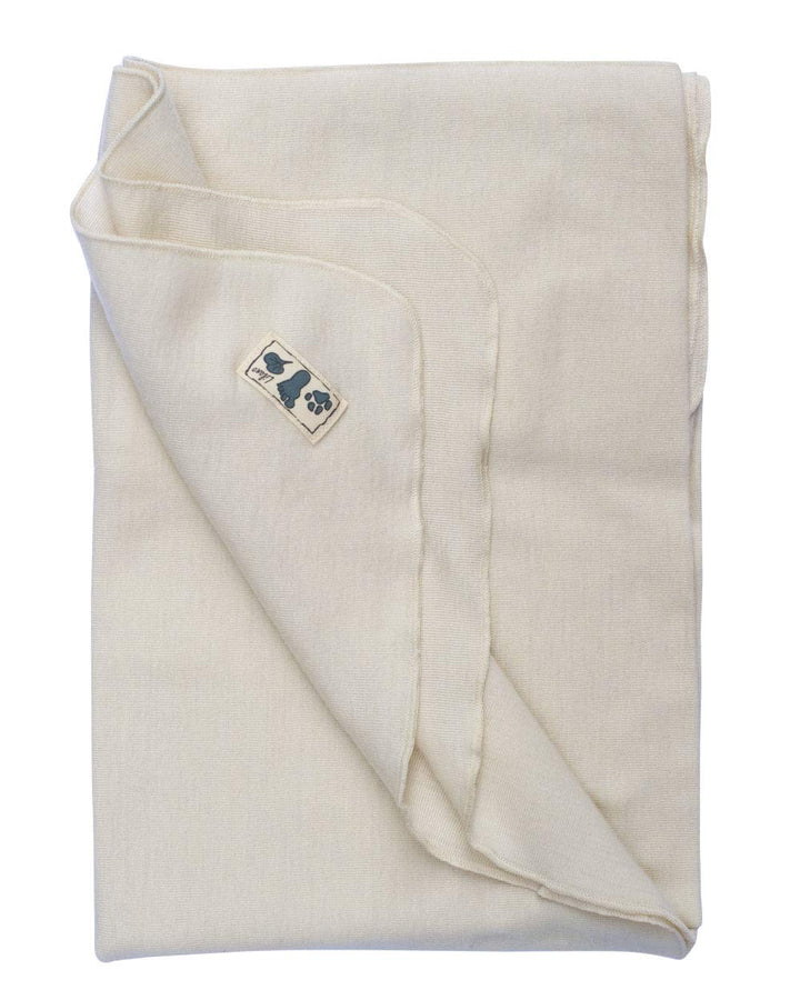 Lilano, Leichte Merino/Seide Babydecke, 70% Wolle (KBA), 30% Seide, 200Gr./m² (Natur), Natur