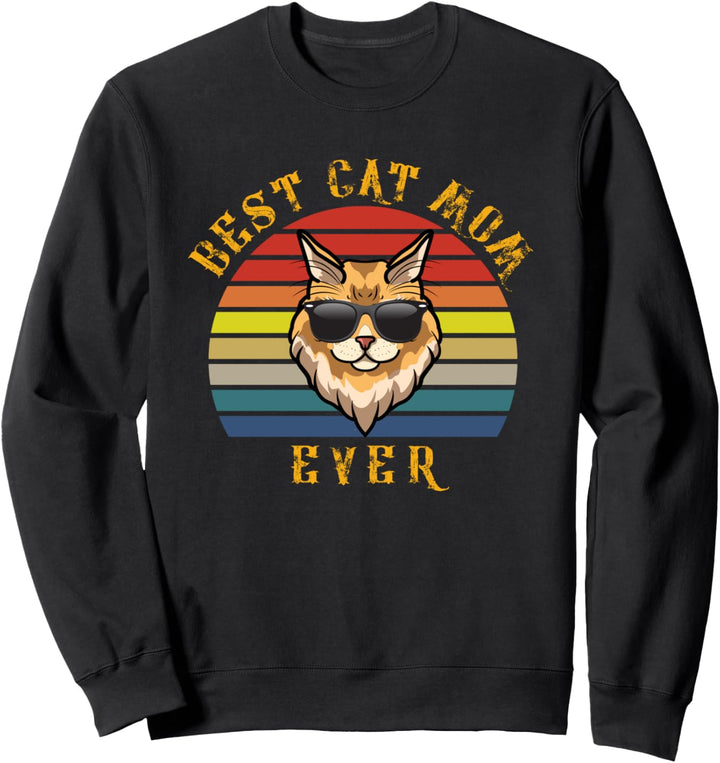 Beste Maine Coon Katze Mama jemals lustige Katze Mama Sweatshirt