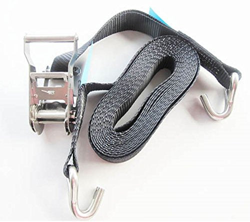 1 x 2tlg. Spanngurt/Zurrgurt/Ratschenzurrgurt - 6 Meter Edelstahl (959982.01)