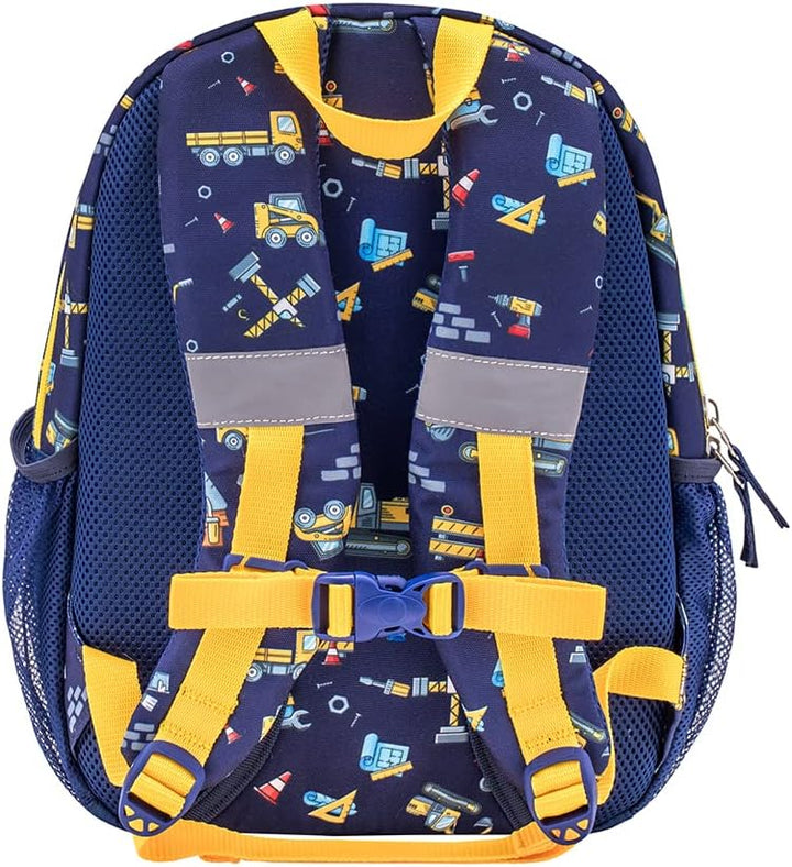 Belmil Kindergartenrucksack mit Brustgurt und Namensschild für 3-6 Jährige/Jungen / 12 L/Krippenruck