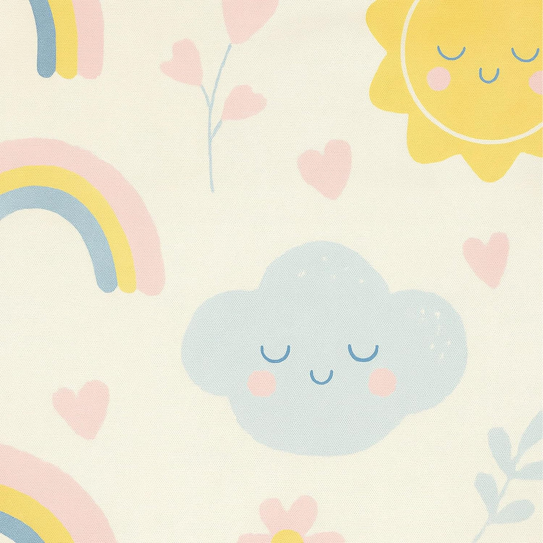 Relaxdays Spieltunnel Regenbogen, farbenfroher Krabbeltunnel, Kinder, BxD: 180 x 45 cm, Pop-up Tunne