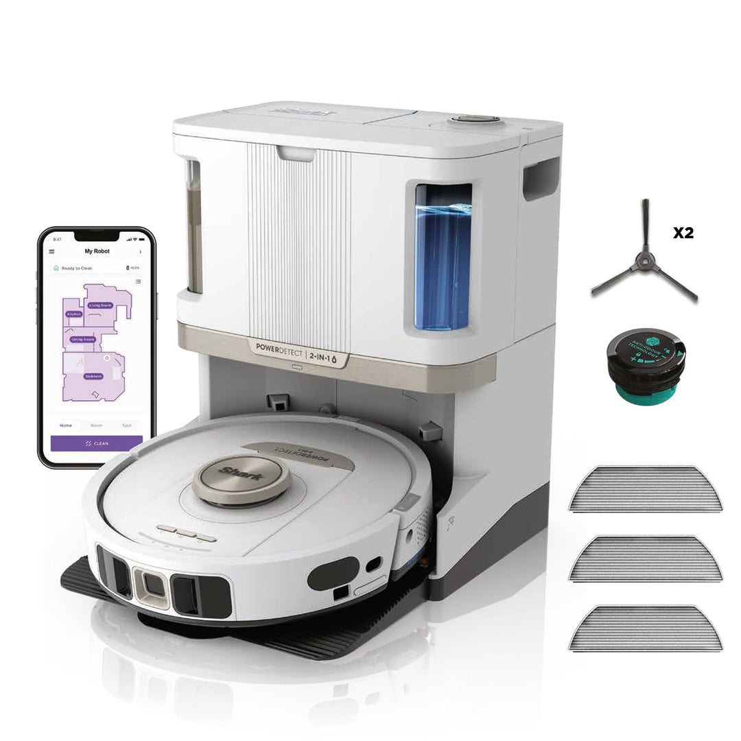 Shark PowerDetect 2-in-1-Saug- & Wischroboter, NeverTouch Pro 60 Tage, Selbst-Entleerung, Befüllung