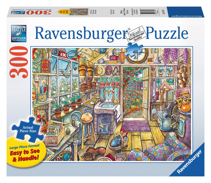 Ravensburger 13574 - Gemütlicher Geräteschuppe, 300 Teile Puzzle