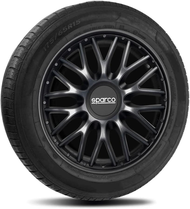 Sparco Satz Radzierblenden Roma 13-Zoll Grau/Schwarz