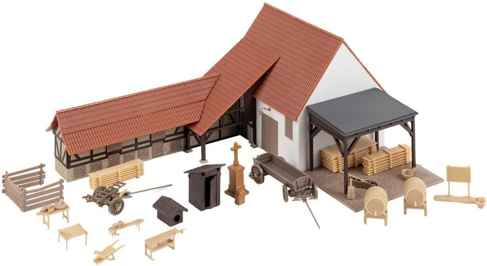 Faller 191779 Landwirtschaftliches Gebäude mit Zubehör, Mehrfach