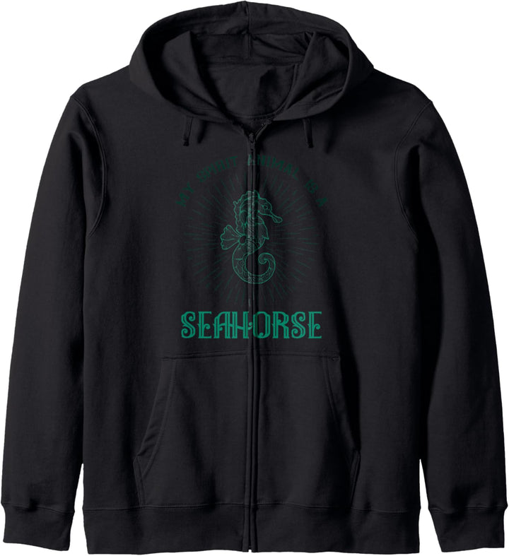 Mein Geisttier ist ein Seepferdchen Kapuzenjacke