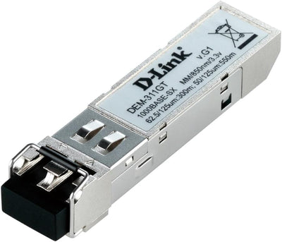 D-Link DEM-311GT 1-Port GBIC für 1000Base SX (LC-Duplex) Multi-Modus-Transceiver
