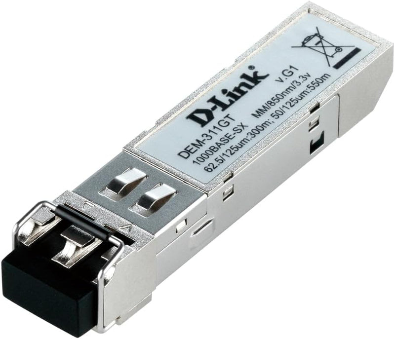D-Link DEM-311GT 1-Port GBIC für 1000Base SX (LC-Duplex) Multi-Modus-Transceiver