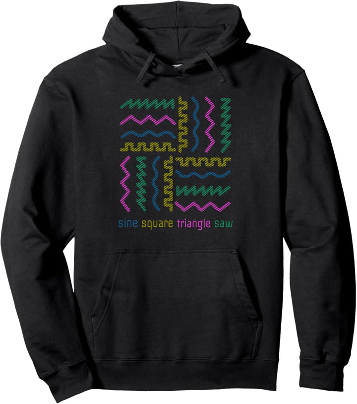 Analog Synthesizer Waveform T-Shirt Pullover Hoodie
