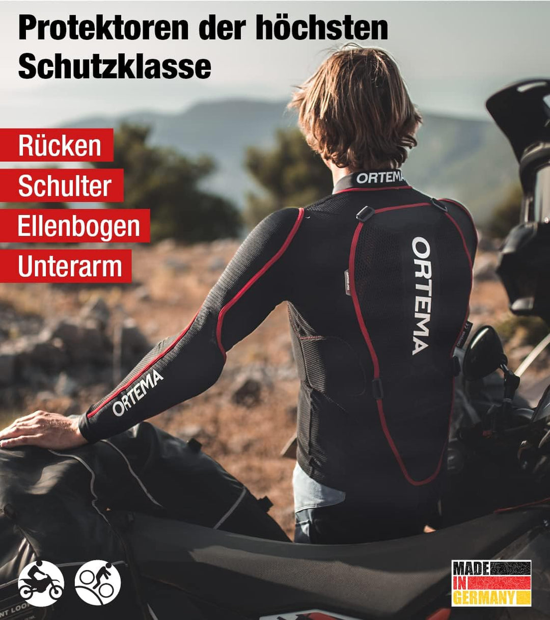 ORTEMA ORTHO-MAX Jacket (Gr.S) - Unisex - Protektorenjacke für den optimalen Rundumschutz - Schützt