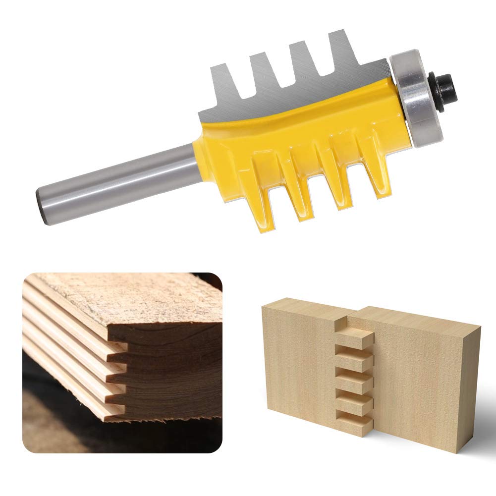 8mm Schaft Fingergelenk Fräser Bit Hartmetall Rostschutzwerkzeug zum Gravieren von Maschinen Holzfrä