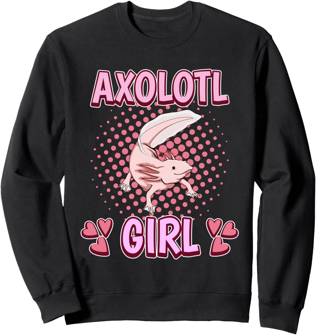 Axolotl Mädchen Axolotl Girl Axolotl Sweatshirt